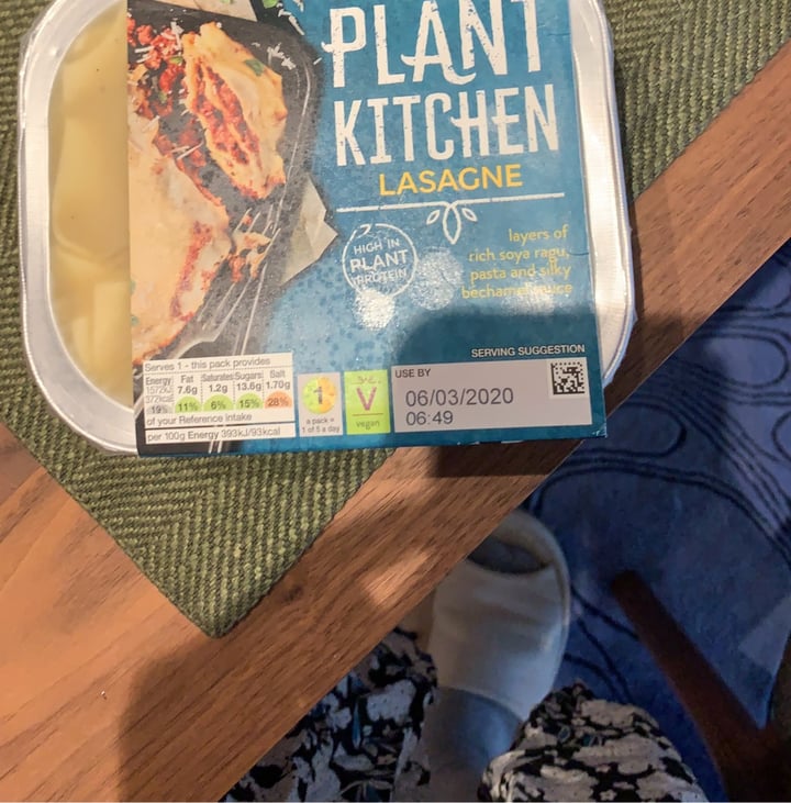photo of Plant Kitchen (M&S) Plant Kitchen Lasagne shared by @nydiazhang on  12 Jun 2020 - review
