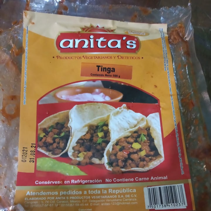 photo of Anita's Soya Con Sabor A Cochinita Pibil shared by @aldois on  14 Aug 2021 - review