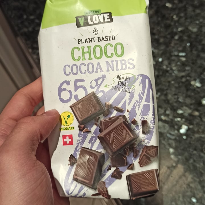 photo of Migros V-Love Choco cocoa nibs shared by @heibai on  30 Dec 2021 - review