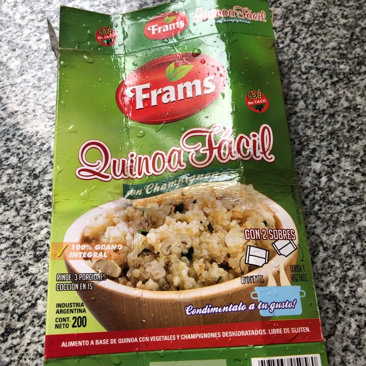 photo of Frams Quinoa Fácil shared by @violealvarado on  04 Dec 2021 - review