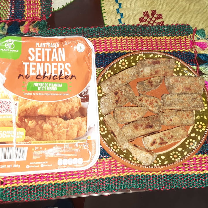 photo of Plant Squad Plant based seitan tenders no chicken shared by @sandradz on  09 Jan 2021 - review