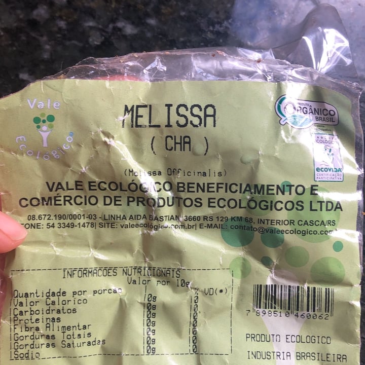 photo of Vale ecológico Chá de Melissa shared by @leirykelly on  15 Jun 2022 - review