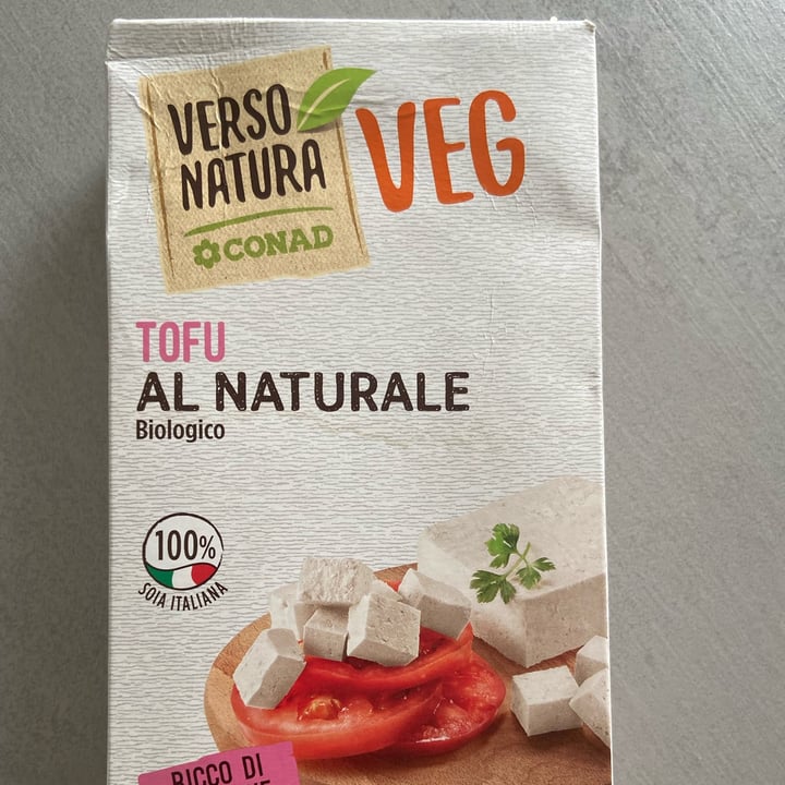 photo of Verso Natura Conad Veg Tofu al naturale shared by @elisbai on  07 Aug 2022 - review