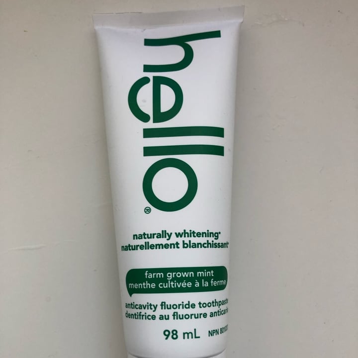 photo of Hello Naturally Whitening Fluoride Toothpaste (Farm Grown Mint with Tea Tree and Coconut Oil) shared by @ajani on  20 Feb 2022 - review