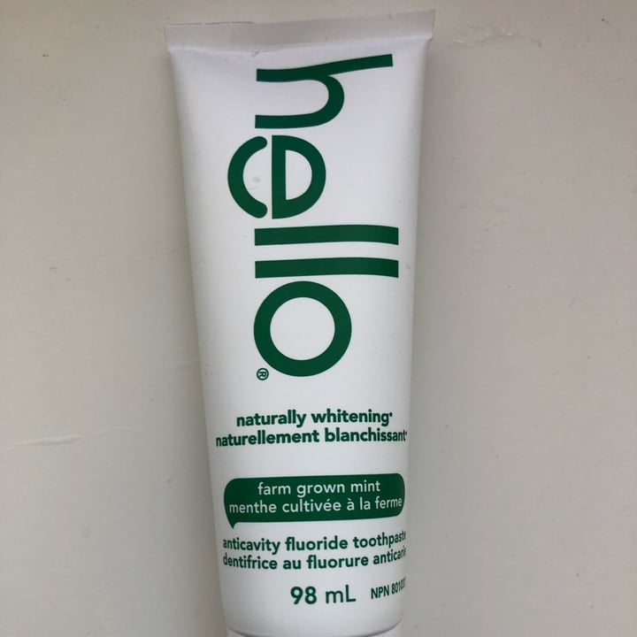review photo of Hello Naturally Whitening Fluoride Toothpaste (Farm Grown Mint with Tea Tree and Coconut Oil) shared by @ajani on 20 Feb 2022 - review