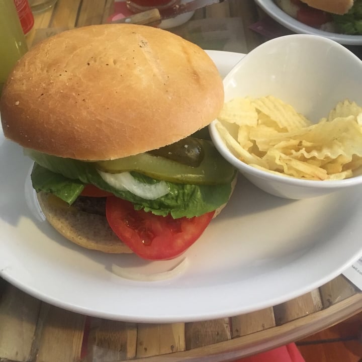 review photo of Rincón Flamenco Café Hamburguesa cheddar shared by @wicca on 27 Jan 2020 - review