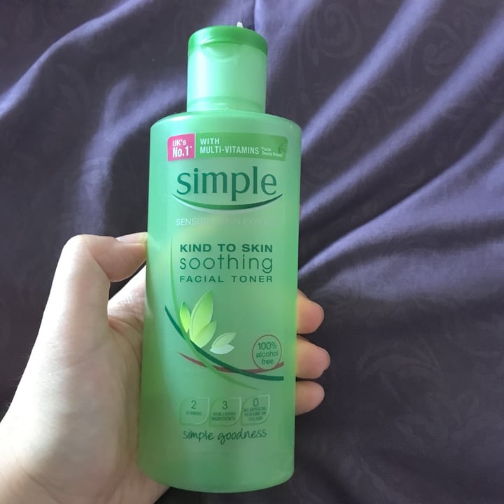 photo of Simple Soothing Facial Toner shared by @xingyu1605 on  11 Jun 2020 - review