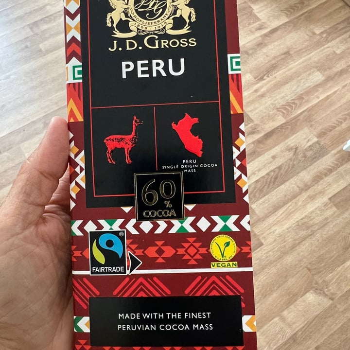 review photo of J. D. Gross 60% Dark Chocolate shared by @danielasouza on 24 Nov 2022 - review
