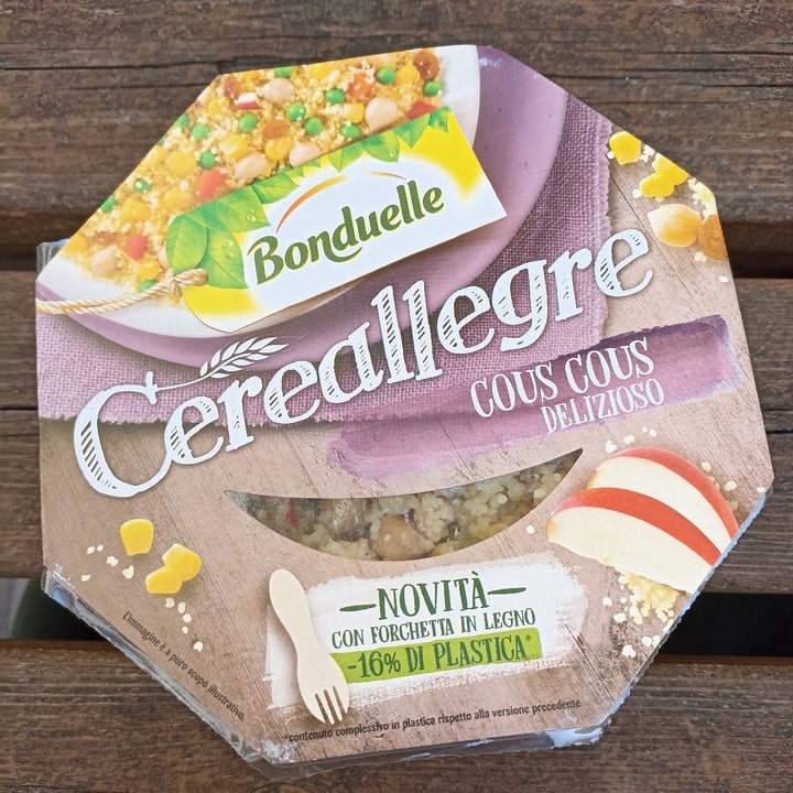 photo of Bonduelle Cereallegre Cou Cous shared by @ilpasieveg on  15 May 2022 - review