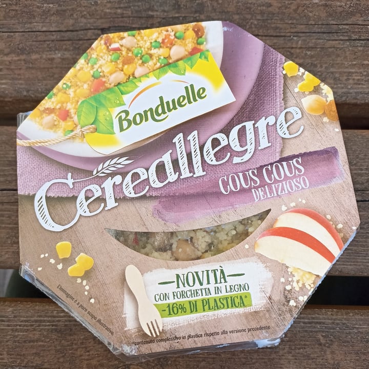 review photo of Bonduelle Cereallegre Cou Cous shared by @ilpasieveg on 15 May 2022 - review
