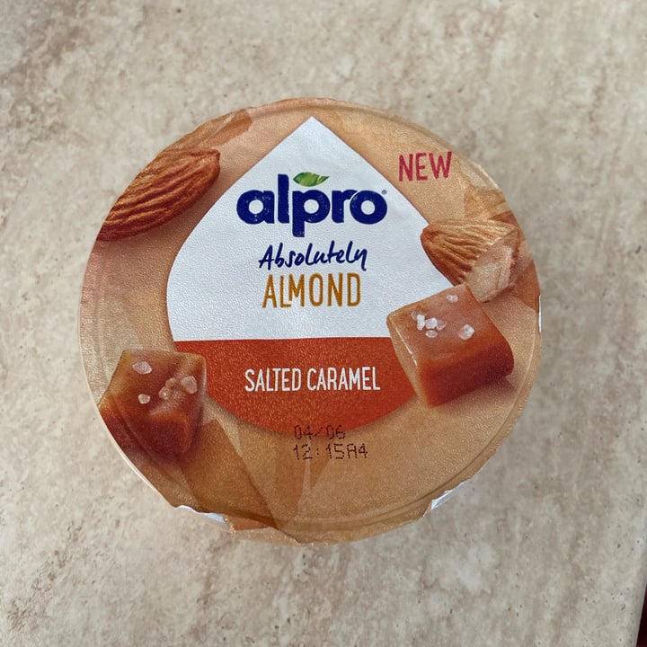 photo of Alpro Absolutely almond salted caramel shared by @alessandrodelvecchio on  02 May 2022 - review