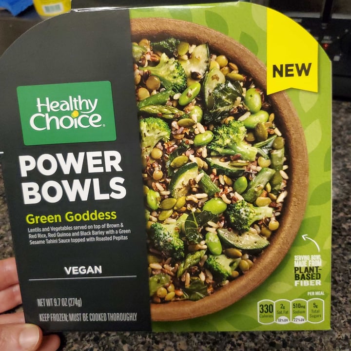photo of Healthy Choice Power Bowl Green Goddess shared by @lucyfoxx on  22 Feb 2021 - review