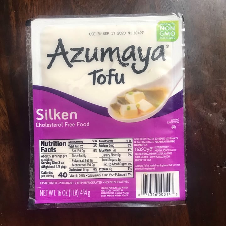 photo of Azumaya Silken Tofu shared by @dominionandchill on  31 Dec 2020 - review