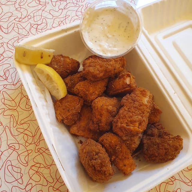 Photo of the dish “Something Fishy (jackfruit Bites)”