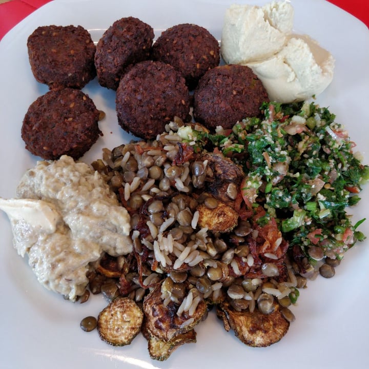 review photo of Almanara Falafel with Hummus and Babaganush shared by @mcereal157 on 08 Mar 2020 - review