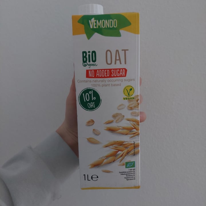 photo of Vemondo Bio Oat Milk shared by @sofiasokolovaa on  03 Apr 2022 - review