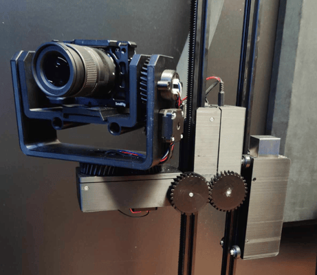 forum_update __ Caméra montée sur dispositif motorisé avec engrenages.