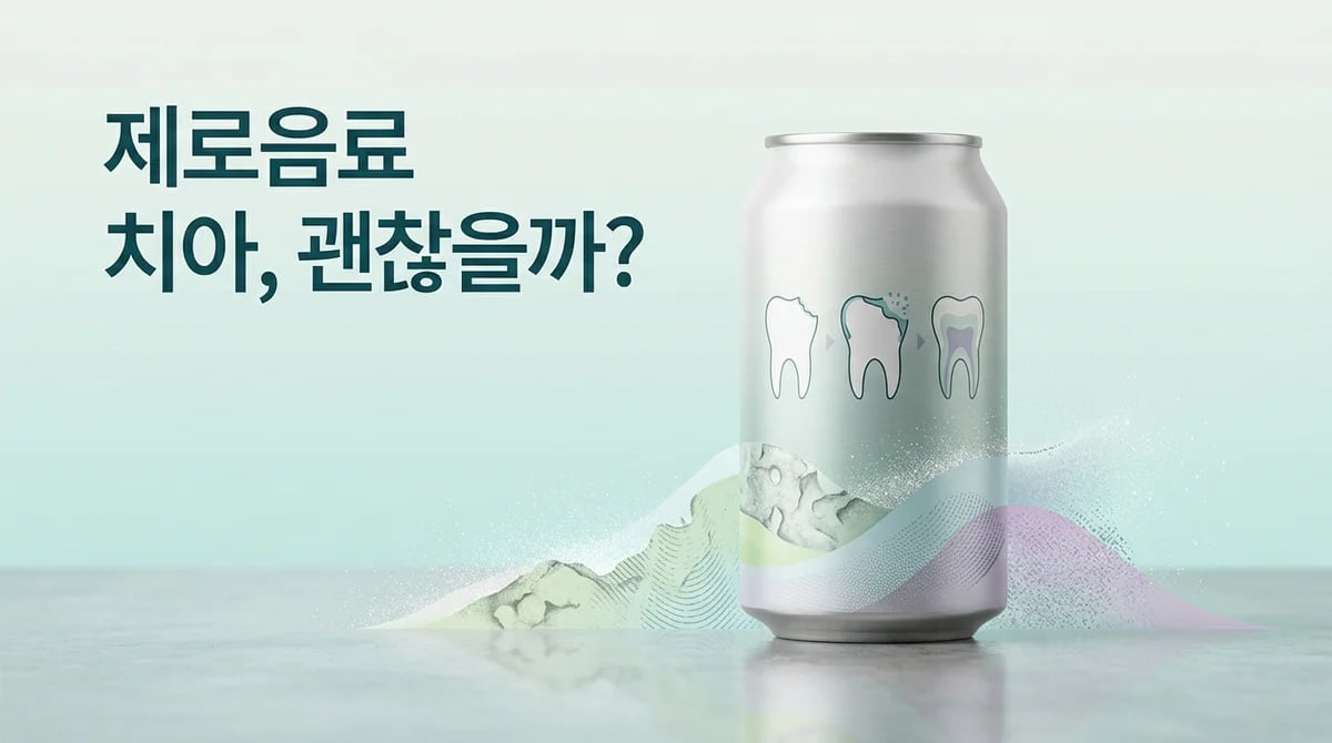 제로 음료, 치아에 안전할까? 산성도와 법랑질 부식의 과학적 진실