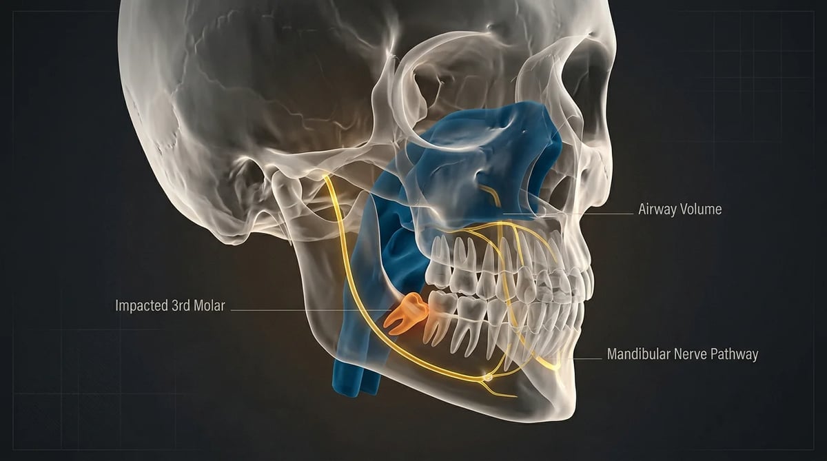 치과 콘빔 CT(CBCT)로 촬영한 3차원 구강 및 골격 구조의 정밀 영상