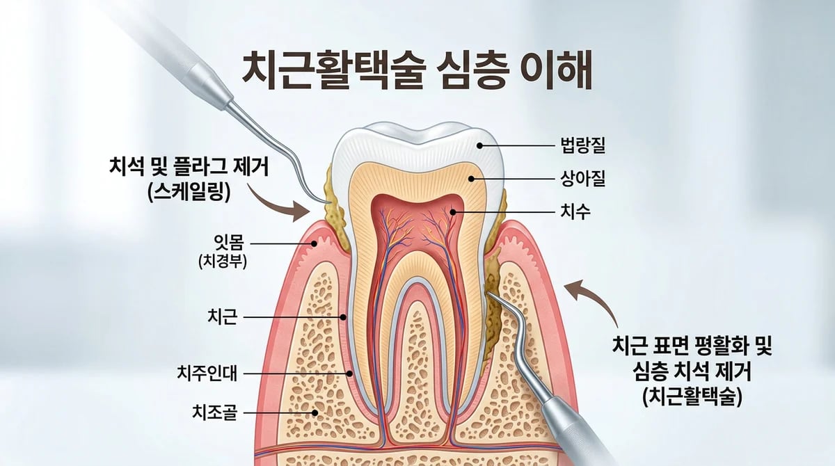 스케일링 후 잇몸 치료: 치근활택술 이해와 건강보험 적용 가이드