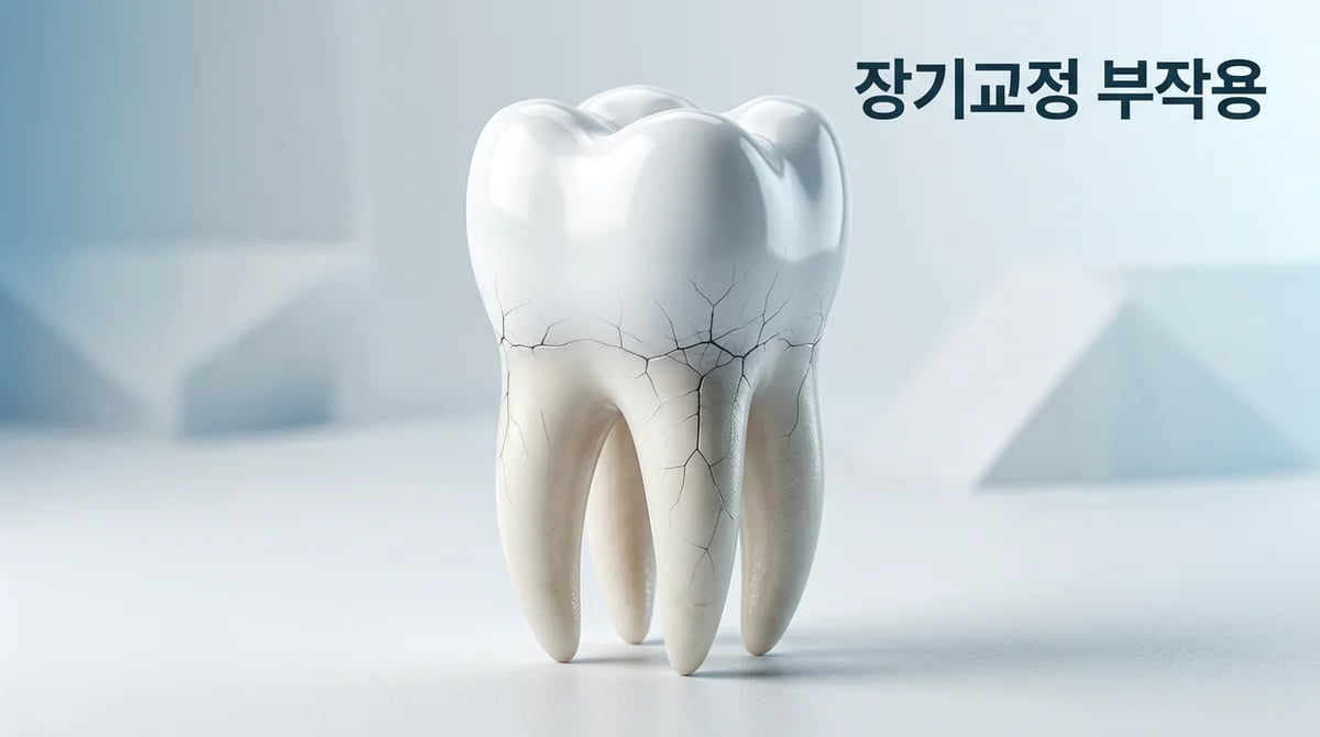 장기간 치아교정의 부작용: 치근 흡수와 잇몸 퇴축 예방 관리법