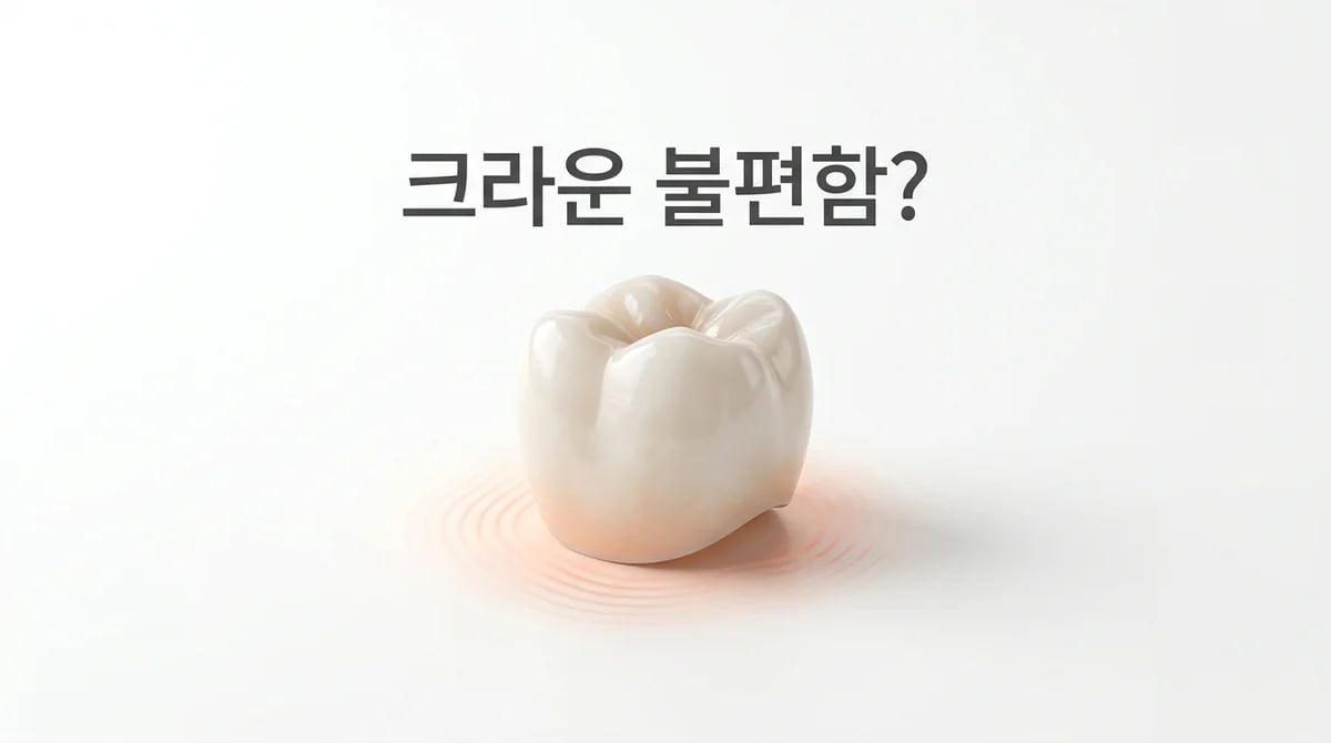 크라운 치료 후 통증, 시림, 이물감: 원인과 시기별 대처법