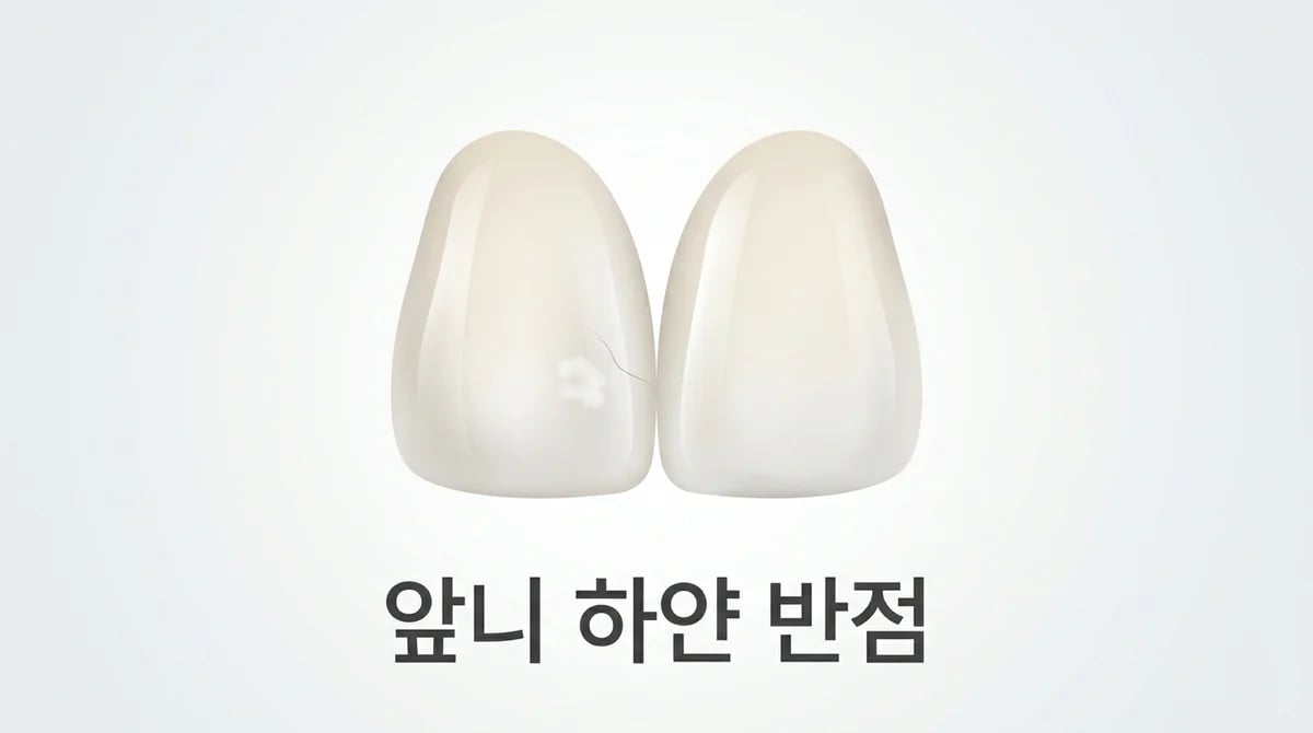 앞니 하얀 반점과 틈 충치, 복합 레진 치료의 모든 것