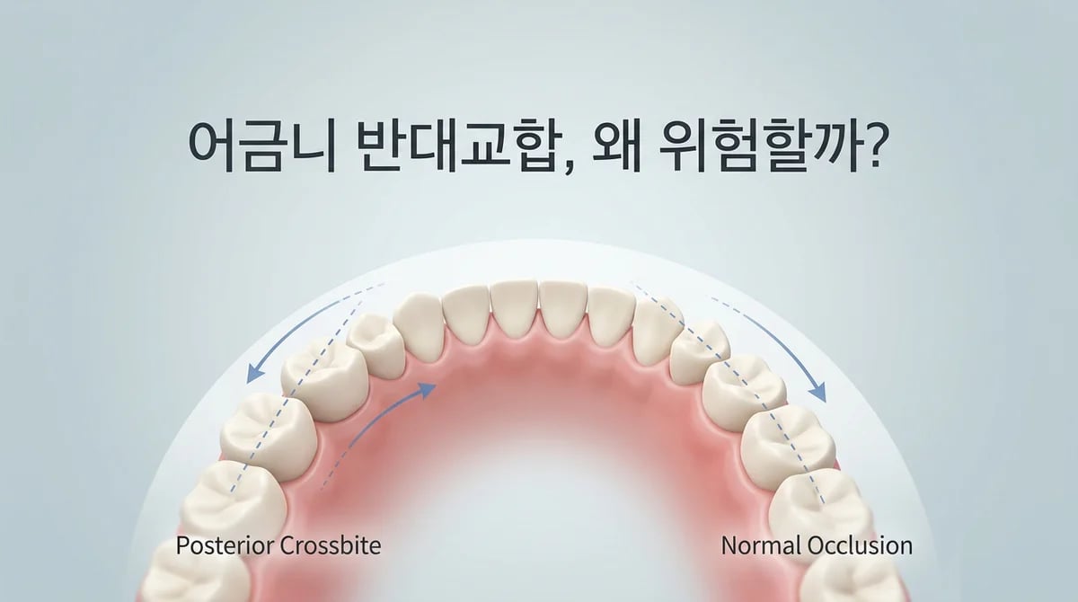 어금니 반대교합, 턱 건강과 안면 비대칭에 미치는 영향 분석