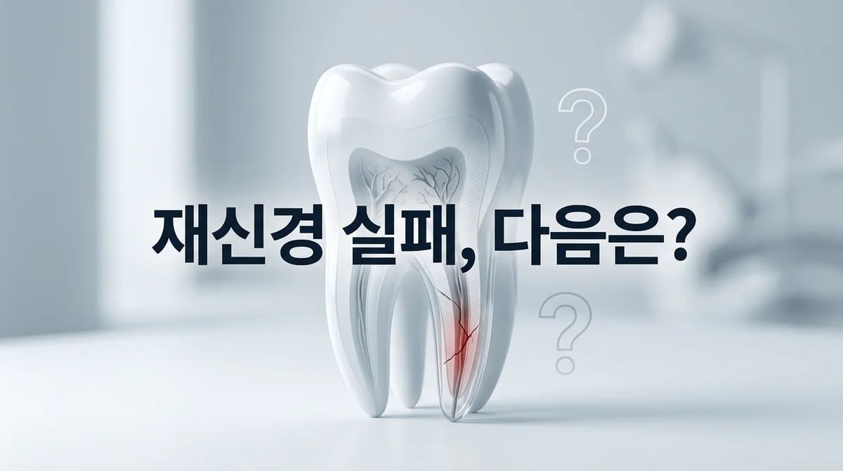 재신경치료 실패 시 발치, 꼭 해야 할까? 외과적 방법과 치료 계획 5가지