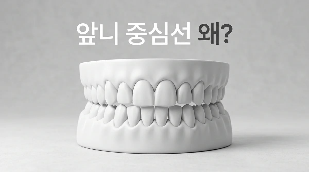 치아교정 중 앞니 정중선 불일치: 원인 분석 및 해결 방안