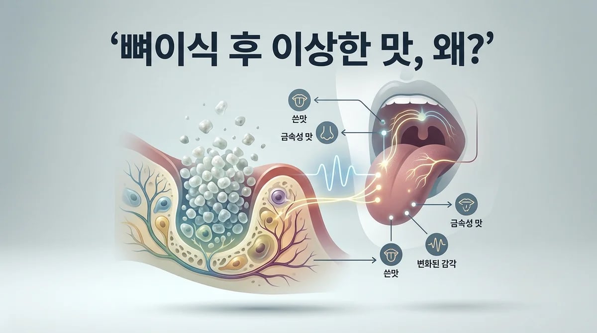 치과 뼈이식 후 입안의 이상한 맛: 정상 신호와 주의할 점