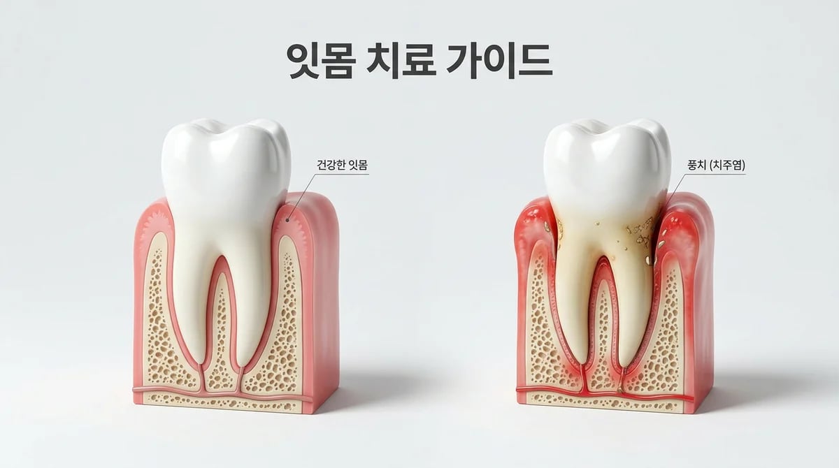 잇몸 치료: 단계별 과정과 치은염, 치주염 치료 종류 완전 가이드