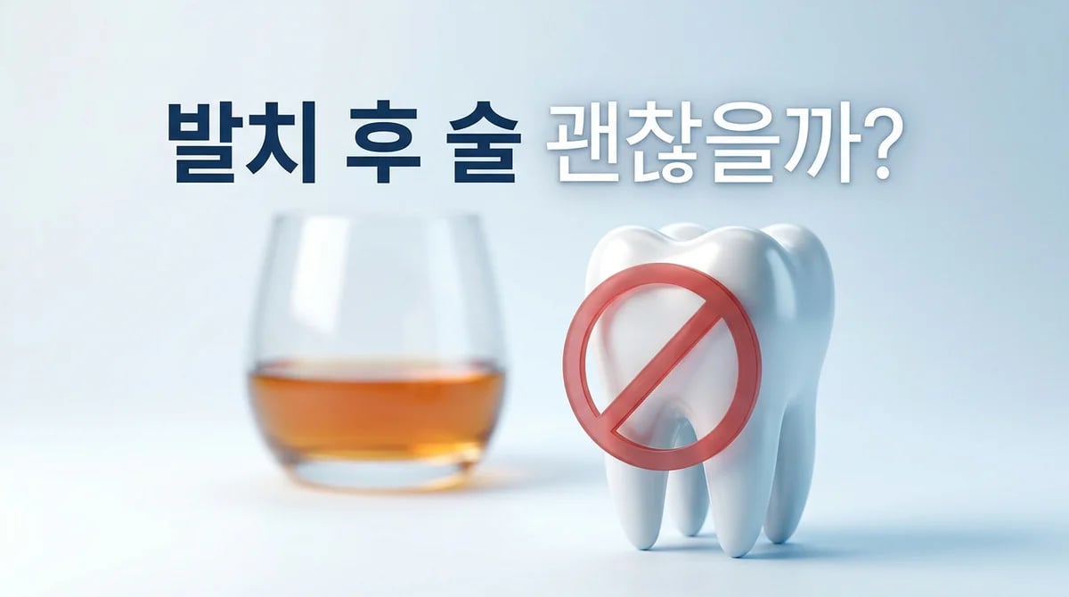 발치 후 음주, 왜 위험할까? 혈병 보호와 안전한 회복 팁