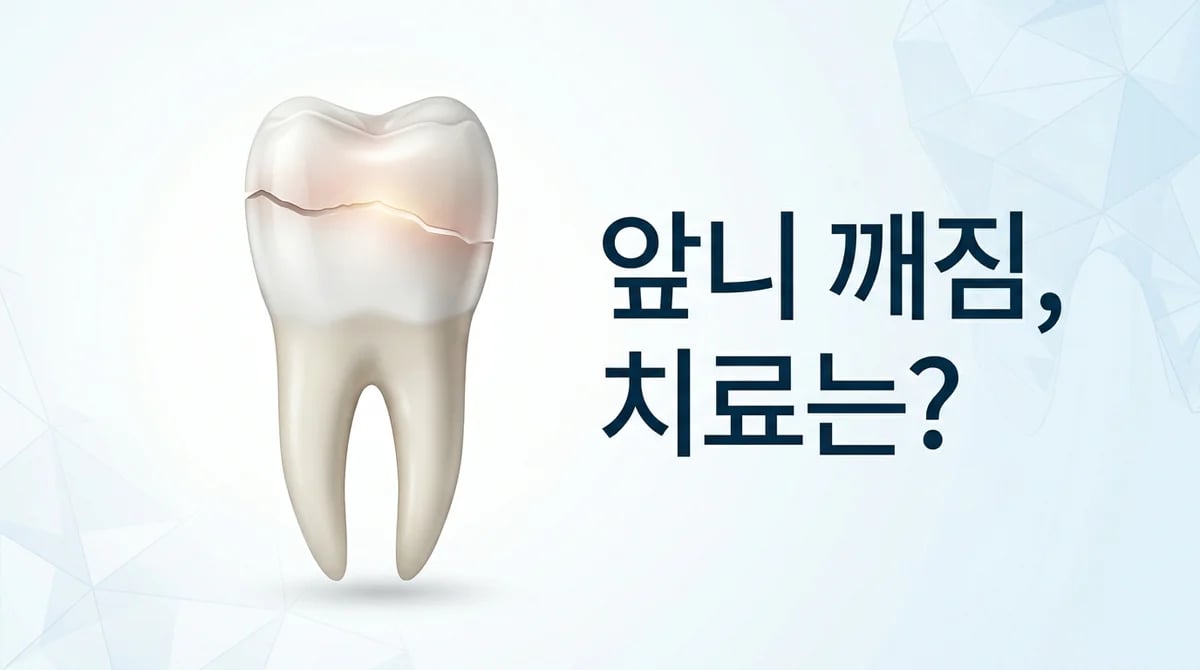 앞니 깨졌을 때 30분 골든타임! 응급처치 및 치료법 5단계