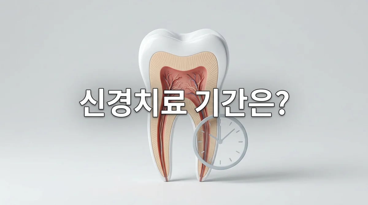 신경치료 기간, 얼마나 걸릴까? 영향을 주는 3가지 핵심 요인 분석