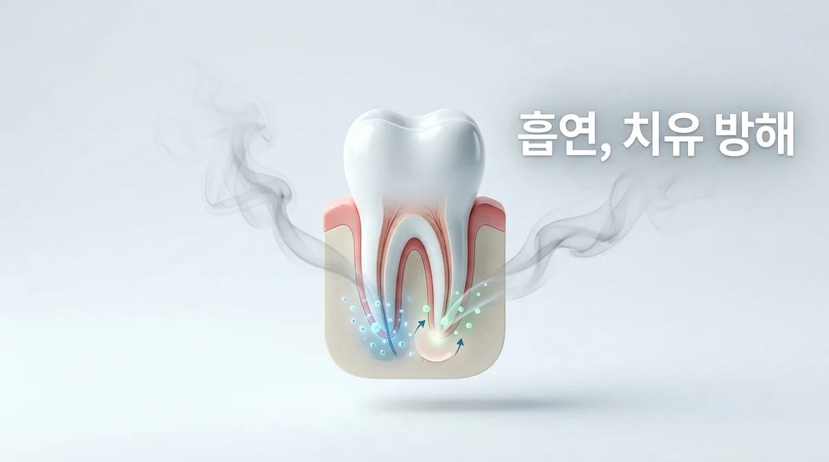 신경치료 후 흡연: 구강 회복 방해하는 위험 요소와 주의사항