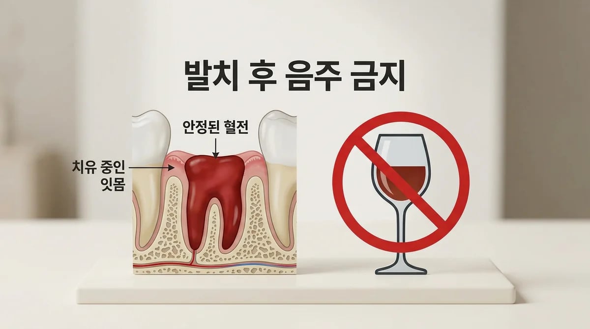 발치 후 음주, 언제부터 안전할까요? 5가지 주의사항 안내