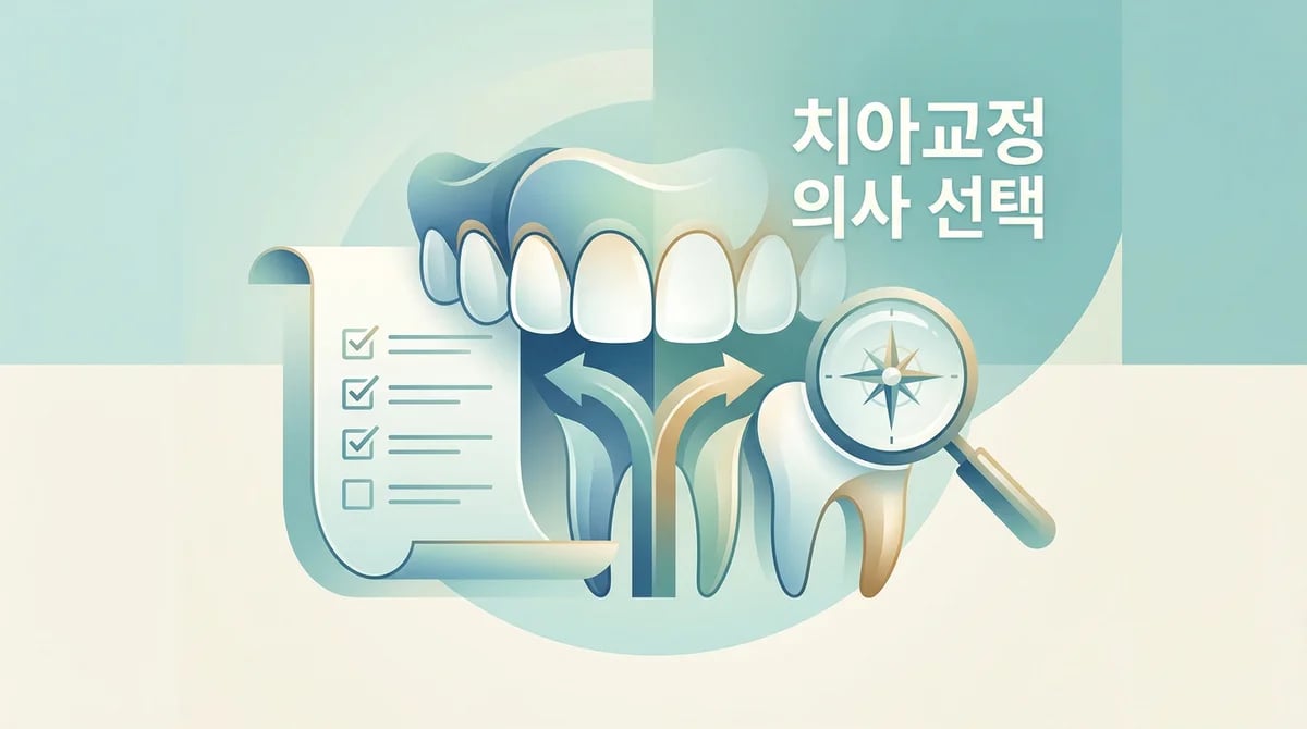 치아교정 성공 위한 좋은 의사 선택, 핵심 5가지 기준