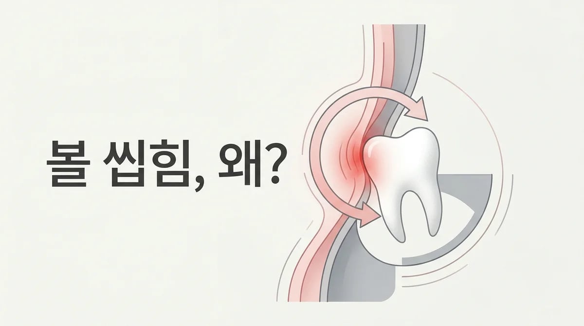 자주 씹히는 볼, 왜 그럴까요? 5가지 핵심 원인 완벽 분석
