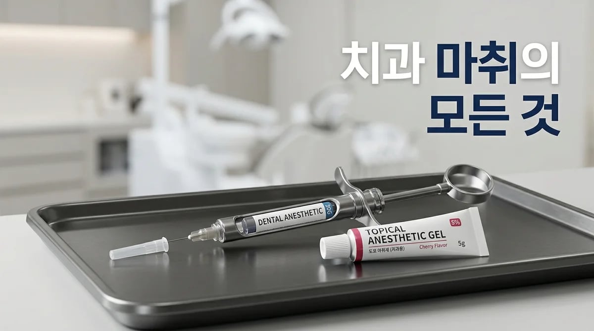 치과 마취 통증 해소: 도포마취와 주사마취의 5가지 핵심 차이