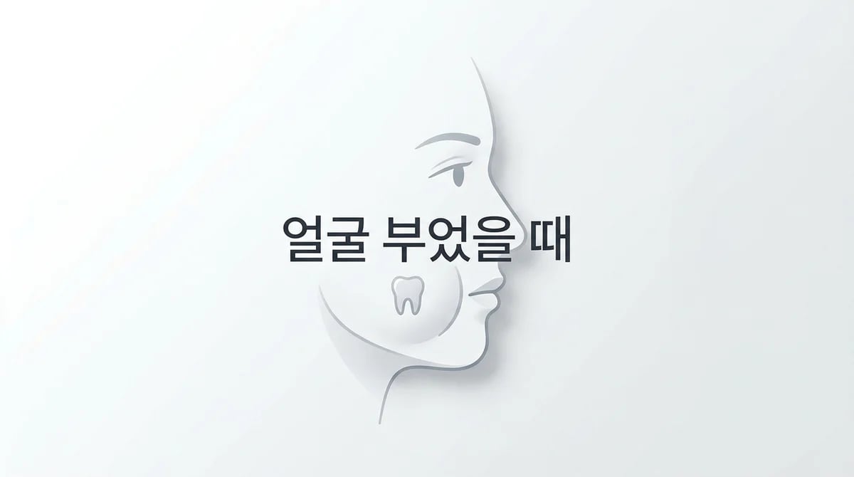 잇몸 염증으로 얼굴 부었을 때: 원인과 응급 대처법 5가지