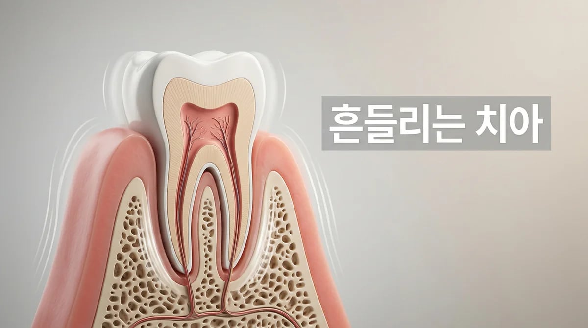 흔들리는 치아, 풍치(치주질환) 원인과 치아 동요도 관리 전략