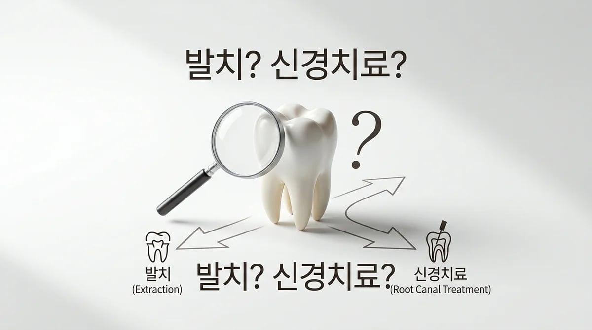 발치 권유된 치아, 신경치료로 살릴 수 있을까? 자연치아 보존의 길