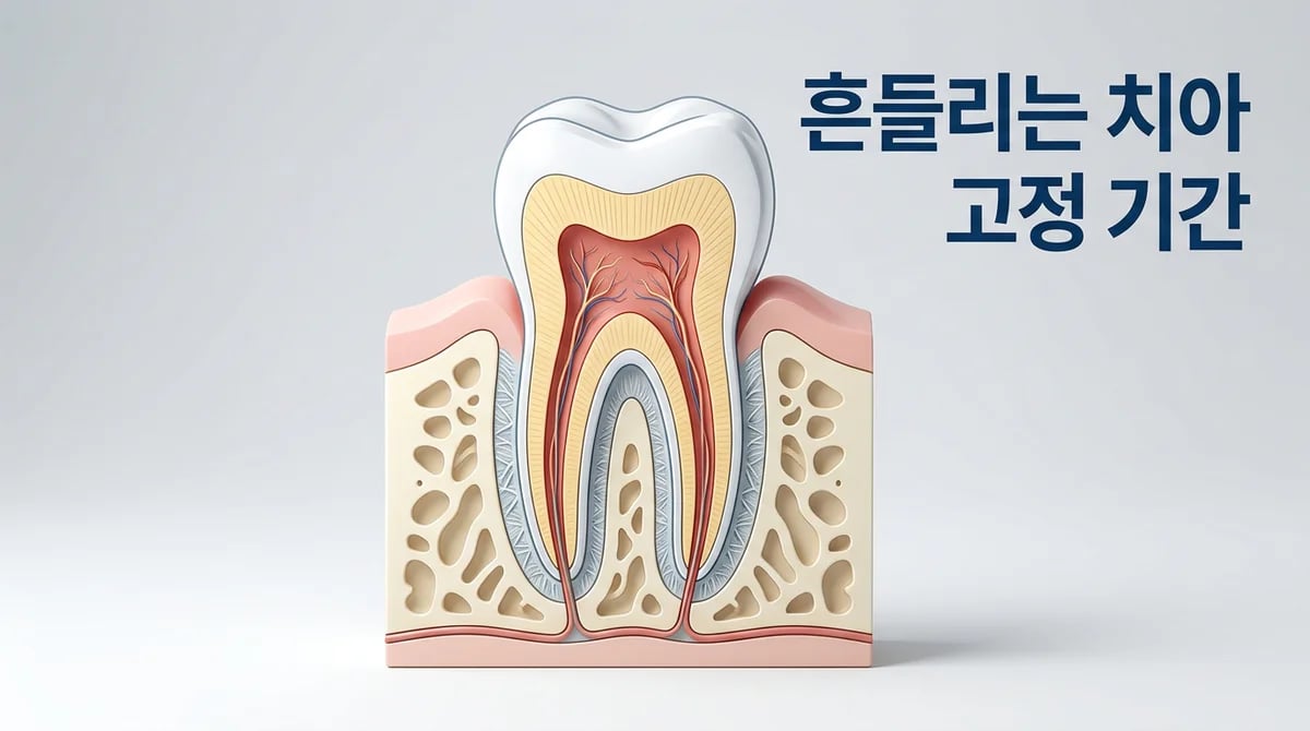외상으로 흔들리는 치아, 고정 기간은? 3가지 핵심 요인과 관리법