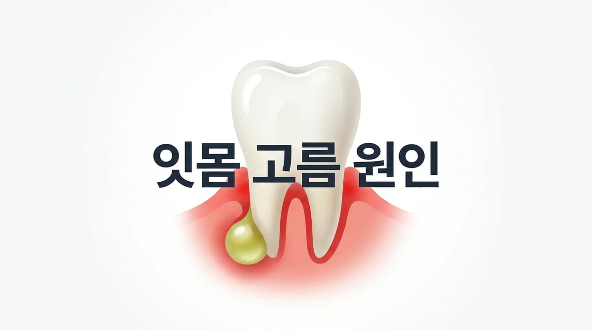 잇몸 고름, 우리 몸의 경고? 주요 원인과 현명한 대처법