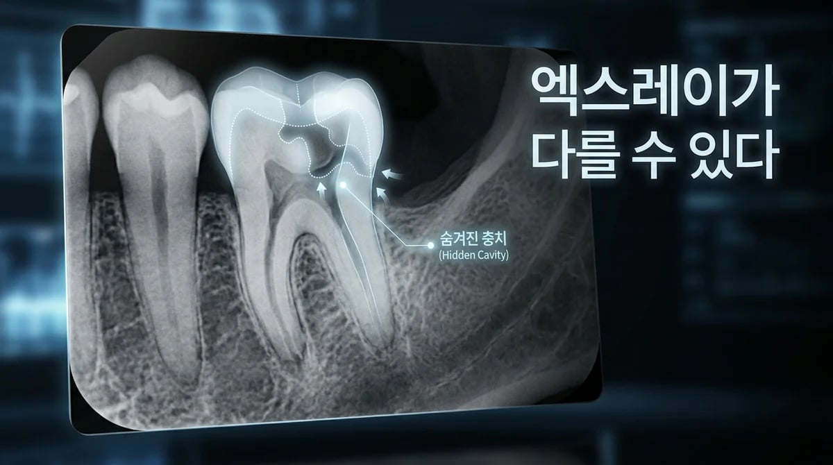 충치 엑스레이 진단, 실제와 다른 3가지 이유와 치과 진단 한계