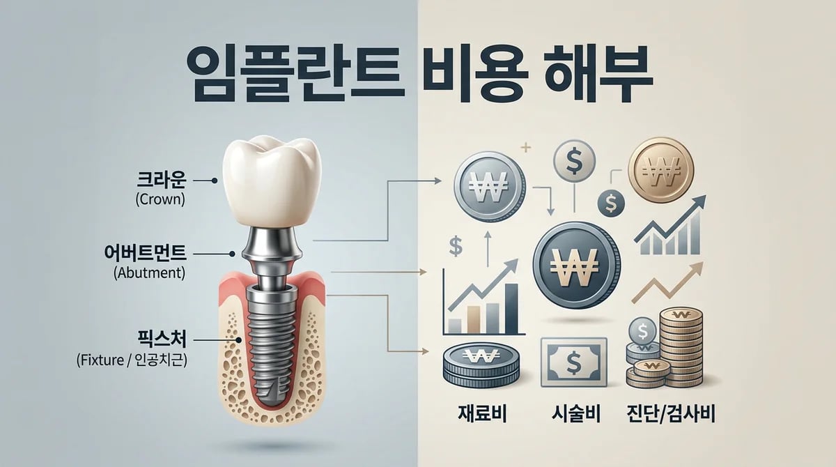 임플란트 비용, 왜 다를까? 합리적 선택을 위한 3단계 분석 가이드