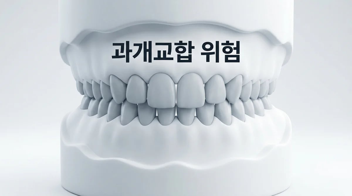과개교합(딥바이트) 치료의 중요성: 턱관절과 치아 건강 문제 이해하기