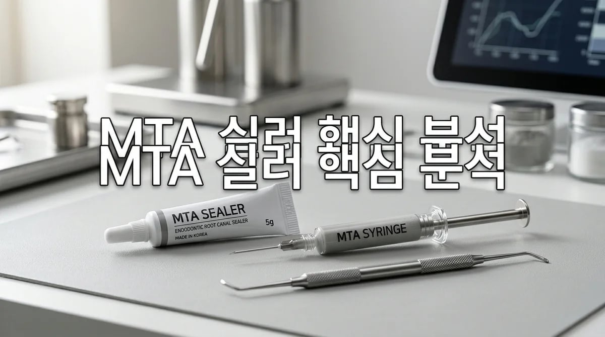 신경치료 MTA 실러: 장점과 재료학적 작용 기전 심층 분석