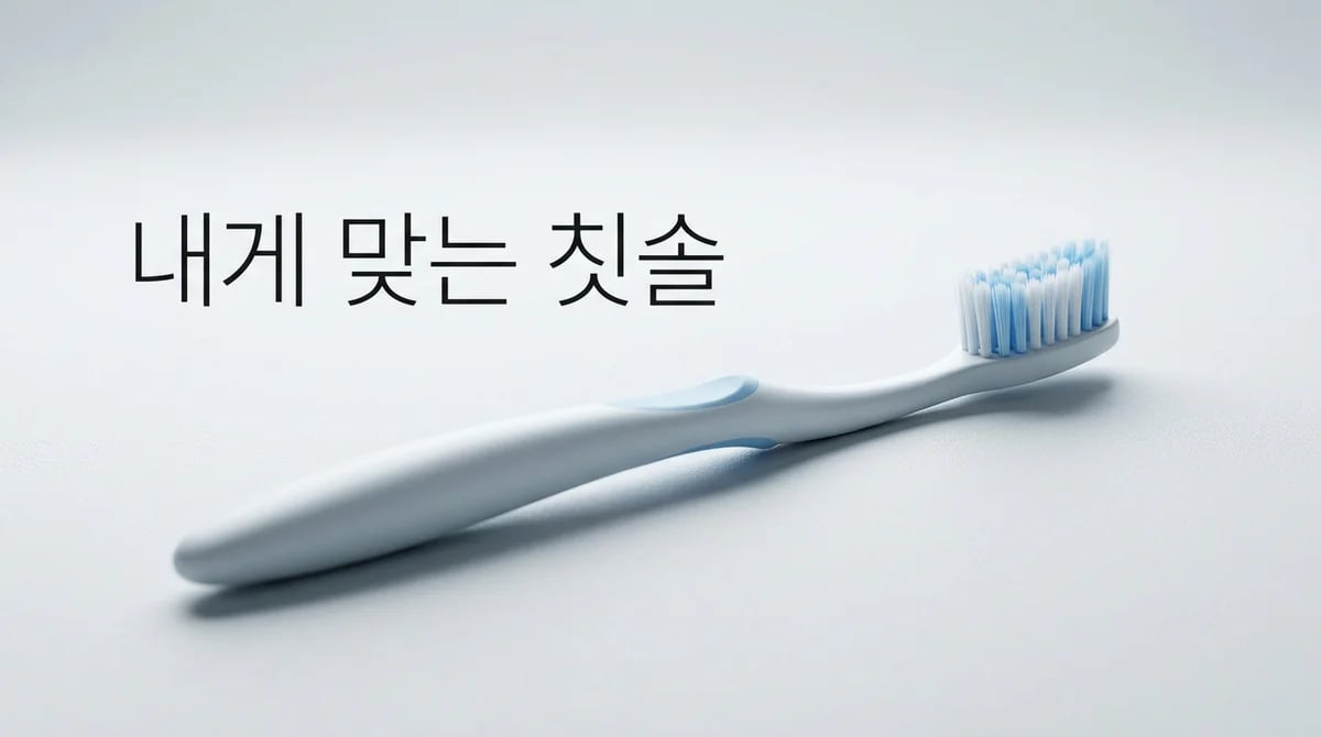 올바른 칫솔 선택 가이드: 건강한 구강 관리를 위한 3가지 핵심 기준